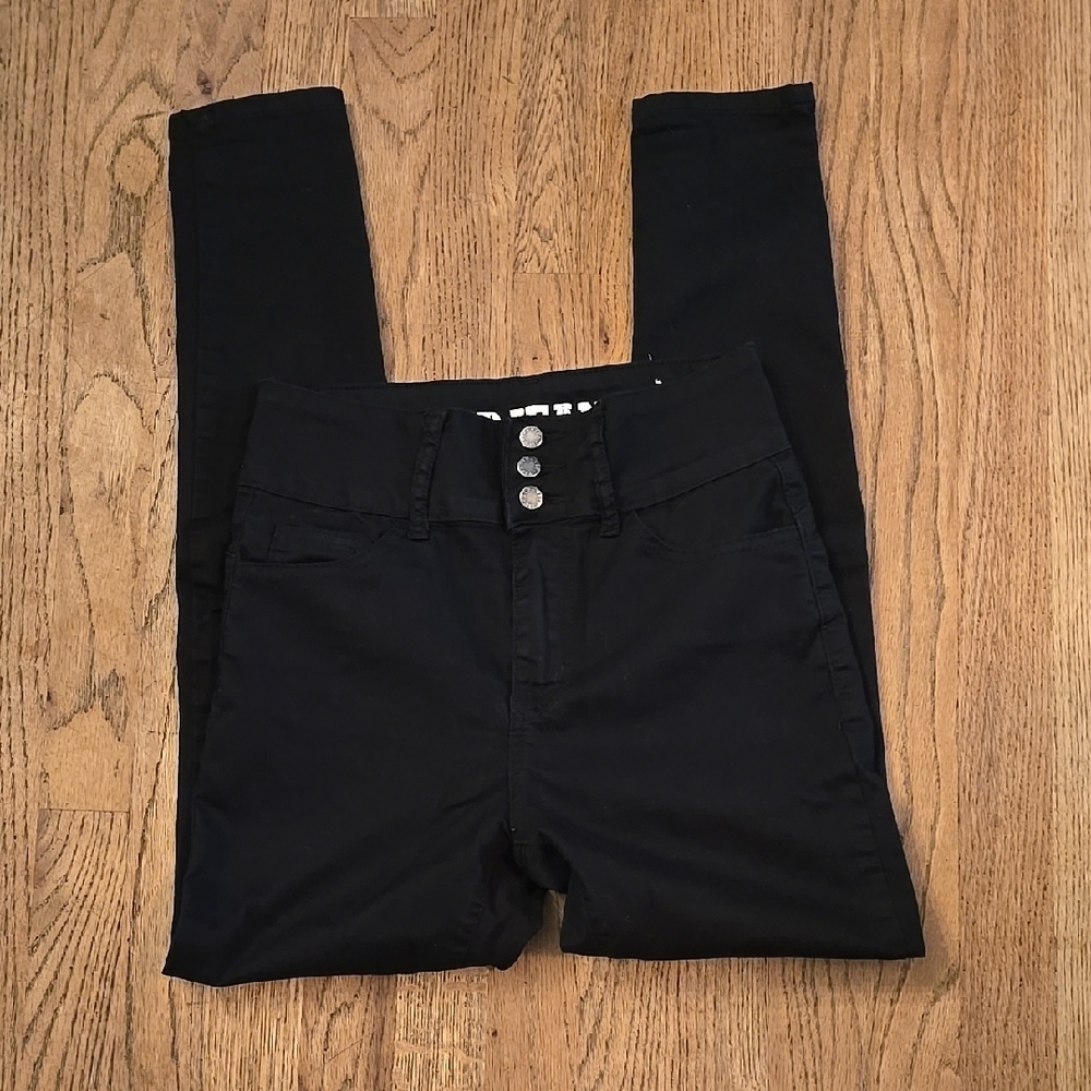 Black Slim Fit Jeans with Stretchy Waistband